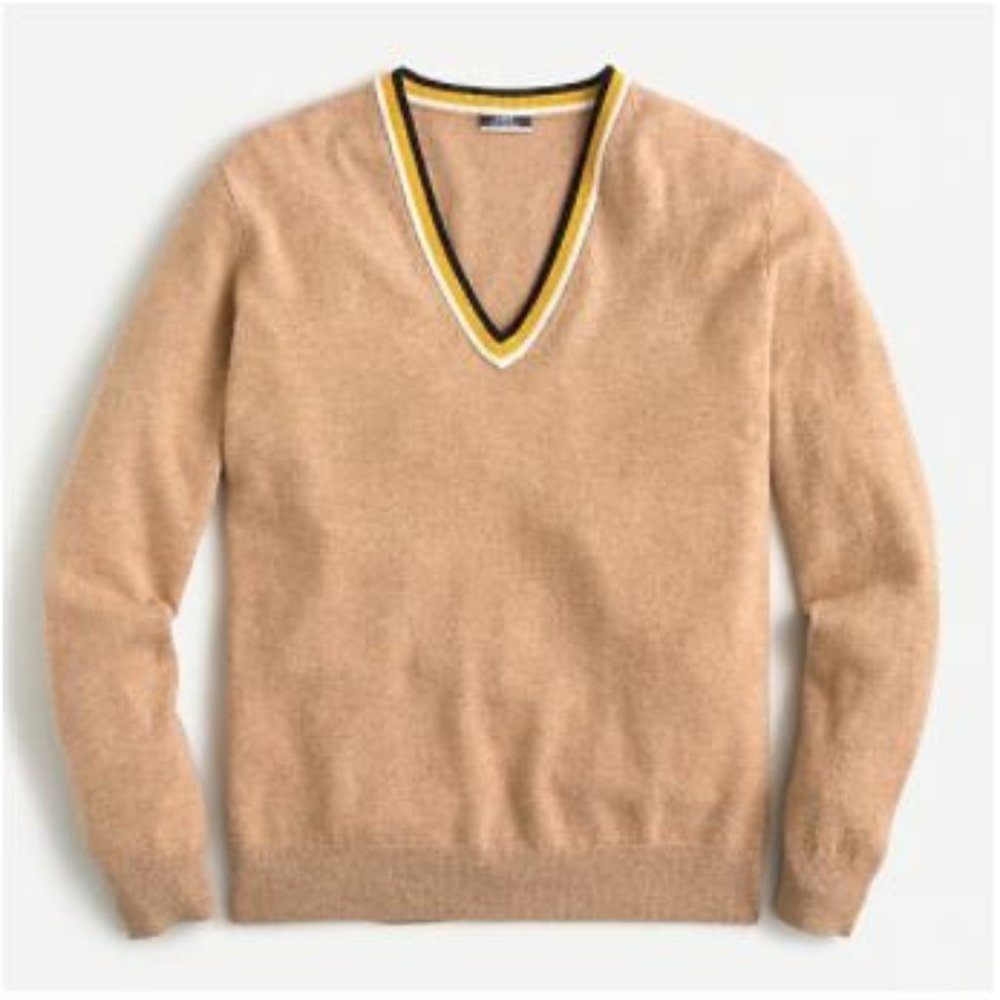 J Crew Oversized cashmere V-neck sweater